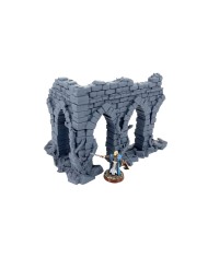 Ruinas Medianas de Piedra con Vegetación|Txarli Factory|Escenografia Ruinas Fantasia Ruinas Medianas de Piedra con Vegetación|Txarli Factory|Escenografia Ruinas Fantasia