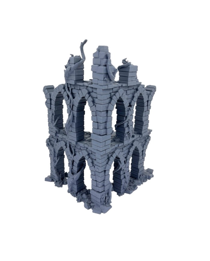 Large Stone Ruins with Vegetation|Txarli Factory|Fantasy Ruins Terrain Large Stone Ruins with Vegetation|Txarli Factory|Fantasy Ruins Terrain