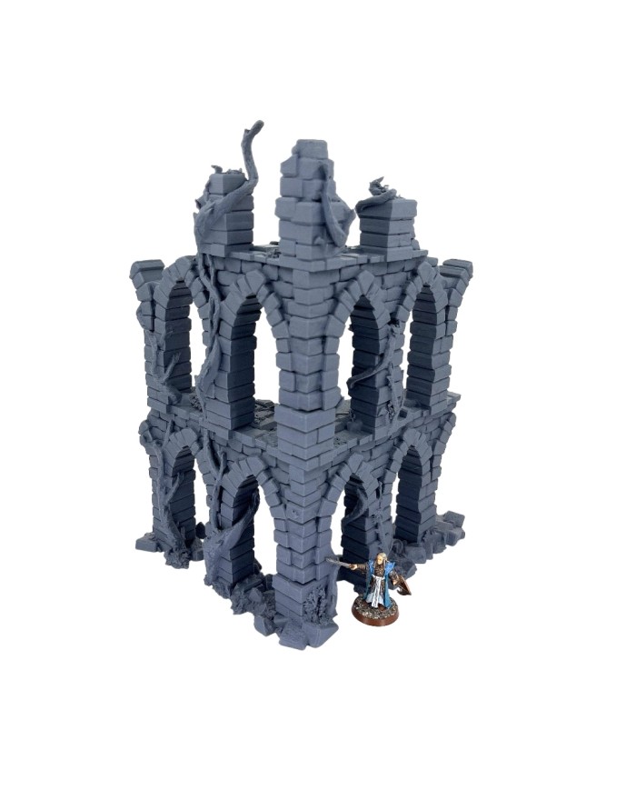 Large Stone Ruins with Vegetation|Txarli Factory|Fantasy Ruins Terrain Large Stone Ruins with Vegetation|Txarli Factory|Fantasy Ruins Terrain