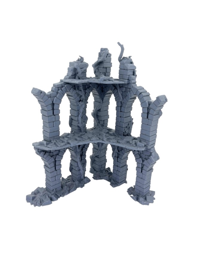 Large Stone Ruins with Vegetation|Txarli Factory|Fantasy Ruins Terrain Large Stone Ruins with Vegetation|Txarli Factory|Fantasy Ruins Terrain