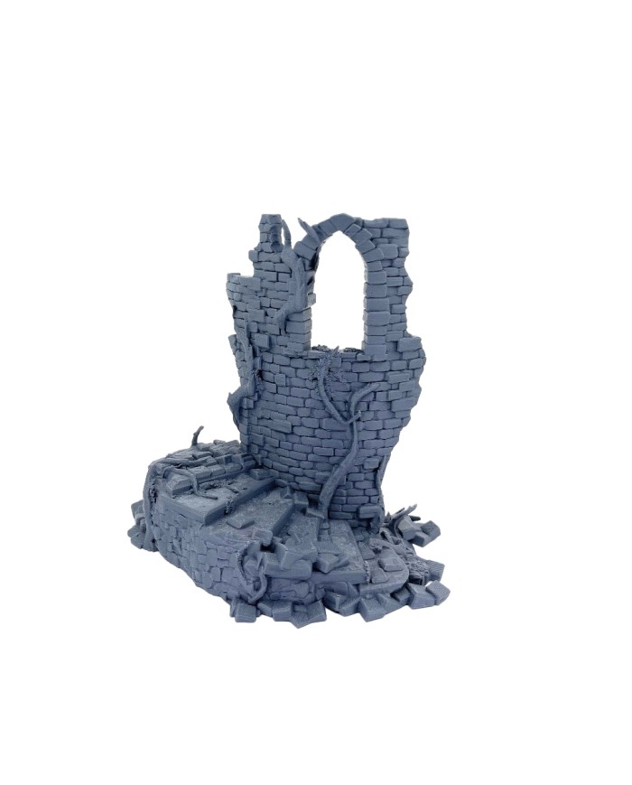 Tower Stone Ruins with Vegetation Tower Stone Ruins with Vegetation