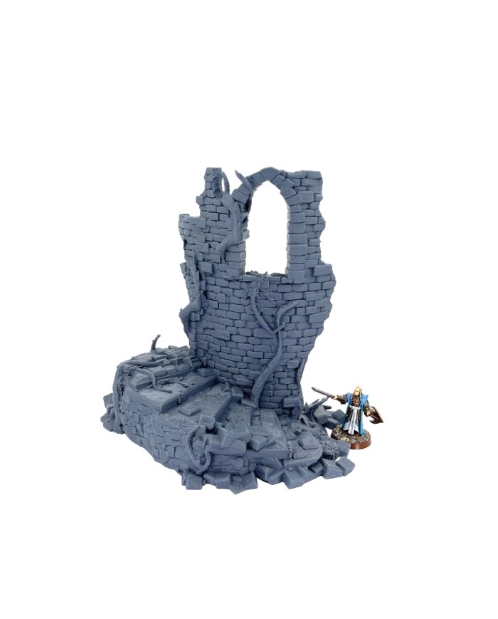 Tower Stone Ruins with Vegetation Tower Stone Ruins with Vegetation