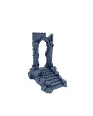 Esquina de Ruinas de Piedra con Vegetación Esquina de Ruinas de Piedra con Vegetación