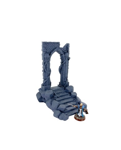 Ruined Stone Gate with Vegetation Ruined Stone Gate with Vegetation