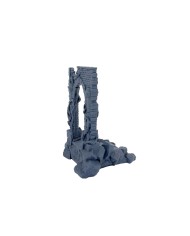 Ruined Stone Gate with Vegetation Ruined Stone Gate with Vegetation