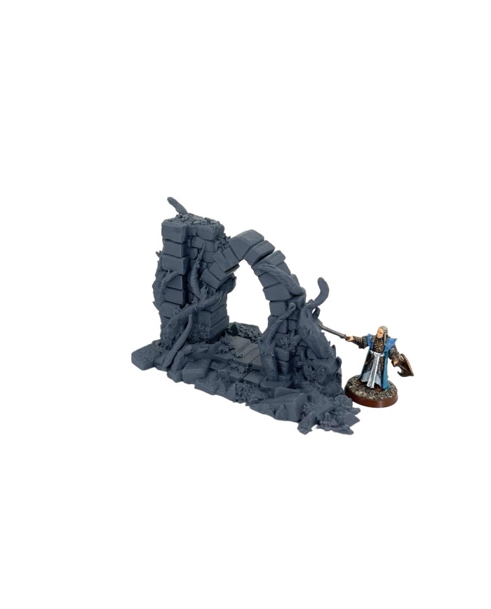 Small Stone Ruins with Vegetation|Txarli Factory|Fantasy Ruins Terrain Small Stone Ruins with Vegetation|Txarli Factory|Fantasy Ruins Terrain