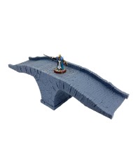 Puente de los Muros del Muelle de Ancrabourg|3DLayeredscenery|Puerto Medieval Modular