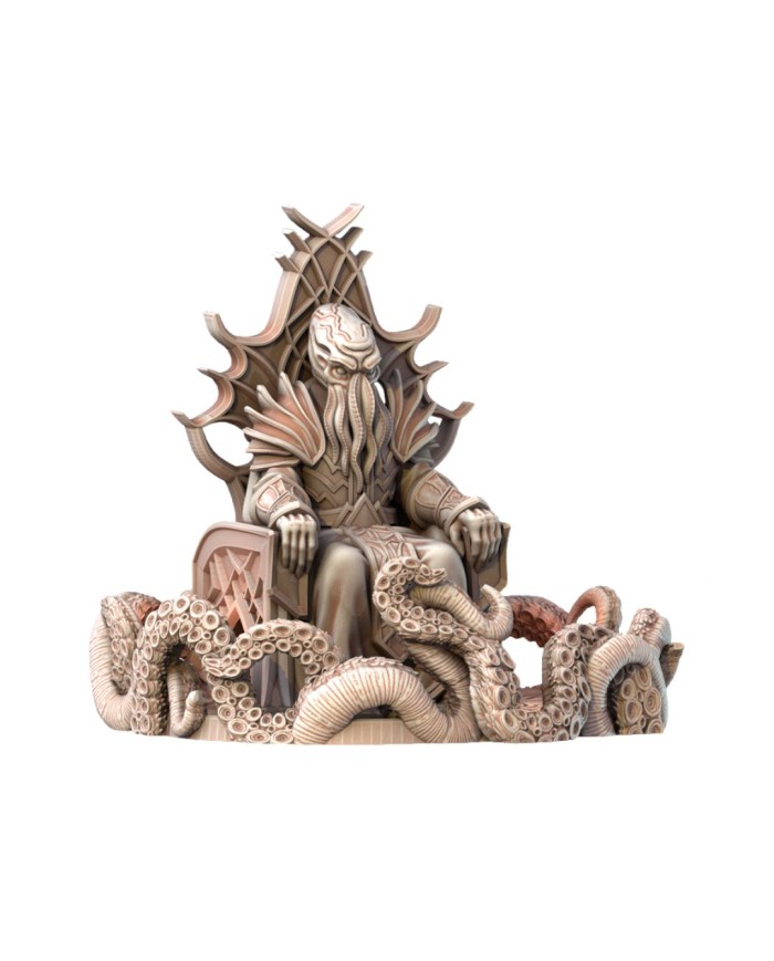 Torre de Dados del Abisal Sentado|Fantasy 3D Tabletop|Torres de Dados de Fantasía