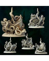 KrakenFall Dice Tower|Fantasy 3D Tabletop|Fantasy Dice Towers