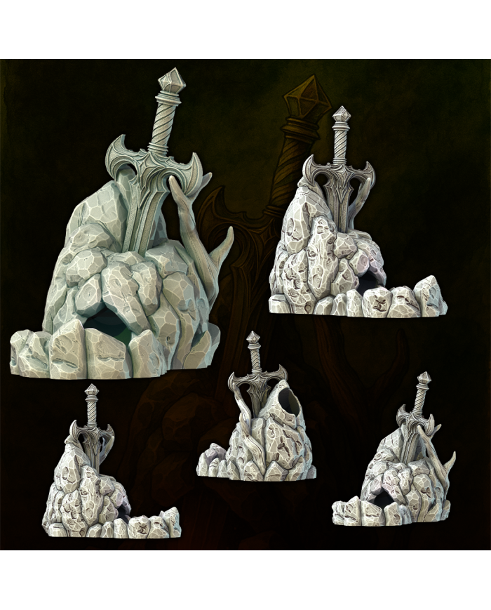 Torre de Dados del Juramento de Acero|Fantasy 3D Tabletop|Torres de Dados de Fantasía