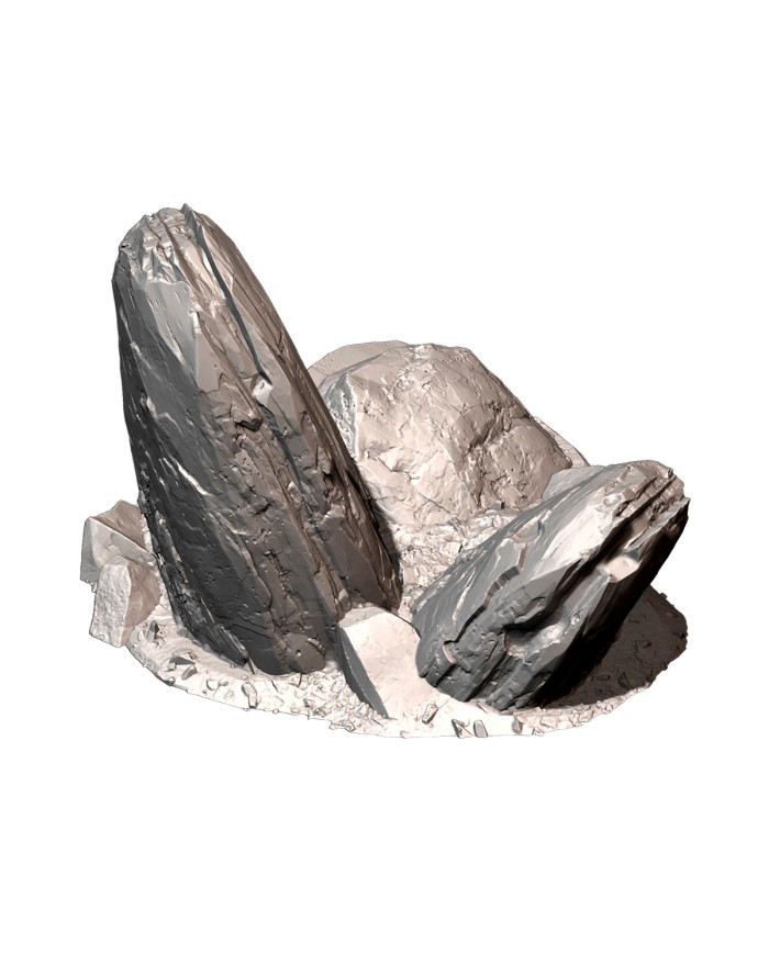 Rocky Scatter Terrain - E|Txarli Factory|Realistic Stones