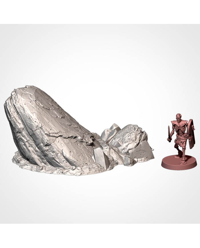 Rocky Scatter Terrain - H|Txarli Factory|Realistic Stones