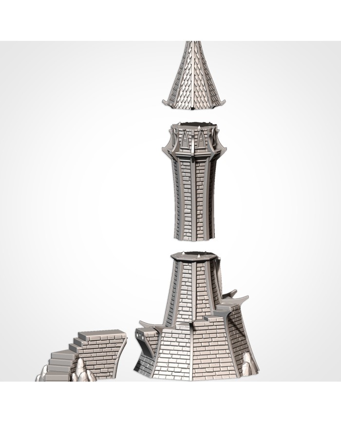 Elven Tower with Gangway|Txarli Factory|Elven Settlement