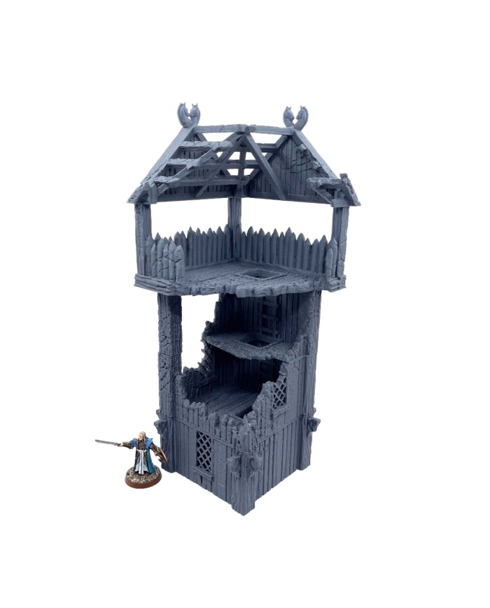 Kingdom of Saxonia - Watchtower Ruined|Conquest Creations|Kingdom of Saxonia Terrain