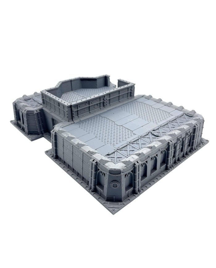 Bastión Alfa con Colina De Trinchera Gótica|Multiverse|Trincheras Góticas Modulares