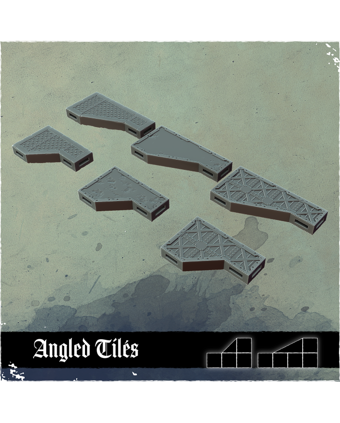Gothic Trenches: Angled Tiles - A|Multiverse|Modular Gothic Trenches