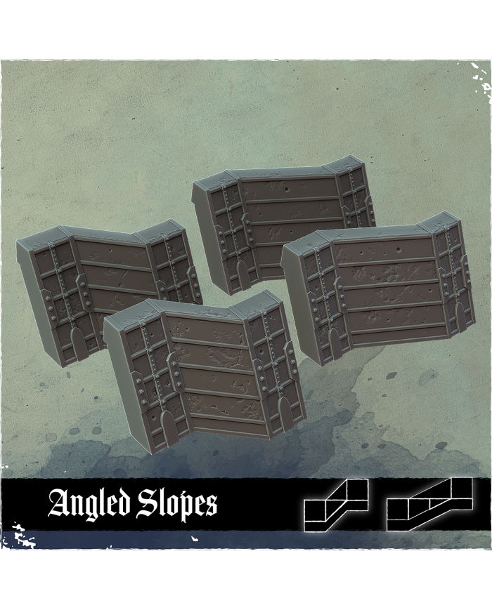 Trincheras Góticas: Pendientes Angulares - A|Multiverse|Trincheras Góticas Modulares