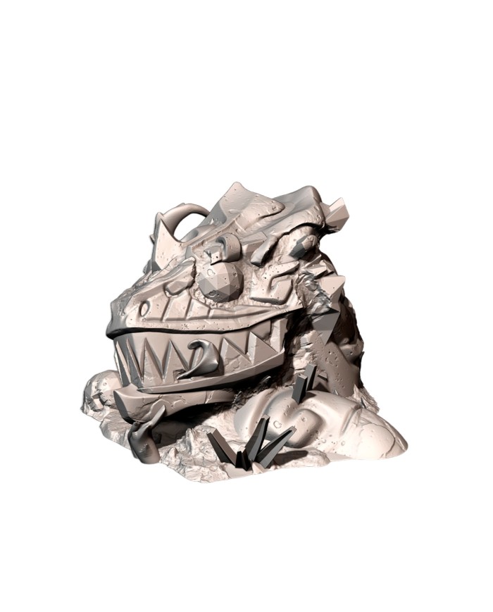 Cabeza de Estatua de la Ciudad Perdida|Txarli Factory|La Ciudad de la Jungla