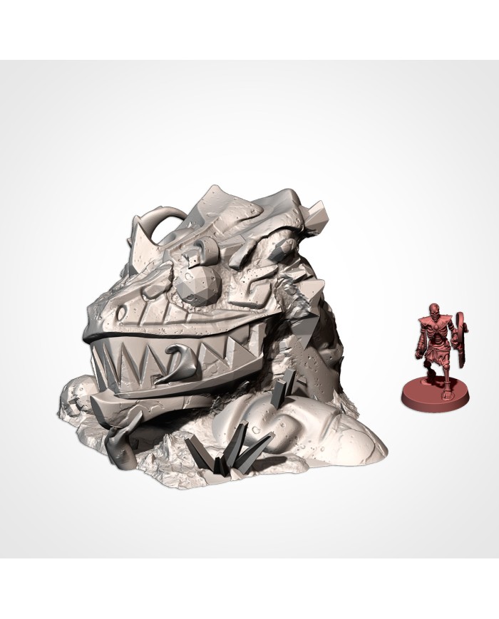 Cabeza de Estatua de la Ciudad Perdida|Txarli Factory|La Ciudad de la Jungla