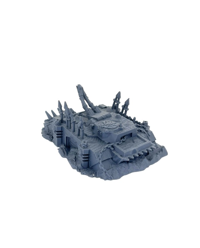 Tanque Infernal Predator Destruido|Txarli Factory|Escenografia del Caos 40K