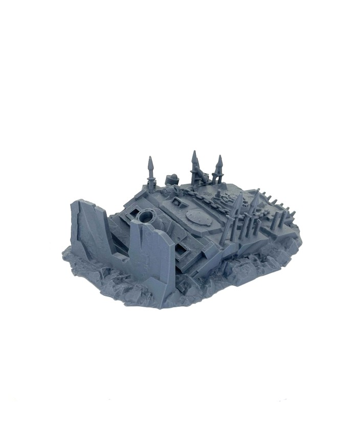 Destroyed Infernal VIN Tank - B|Txarli Factory|40K Chaos Terrain