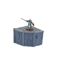 Ancrabourg Quay Wall Corner - V3|3DLayeredscenery|Modular Medieval Harbor