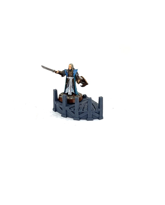 Pasarela Final Izquierda para el Muelle de Ancrabourg|3DLayeredscenery|Puerto Medieval Modular