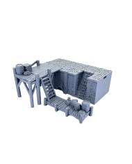 Fisherman's Hut With Quay Wall of Ancrabourg|3DLayeredscenery|Medieval Town