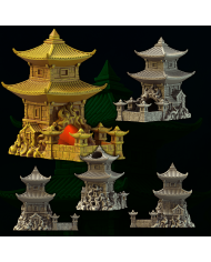 Temple of Embers Dice Tower|Fantasy 3D Tabletop|Fantasy Dice Towers