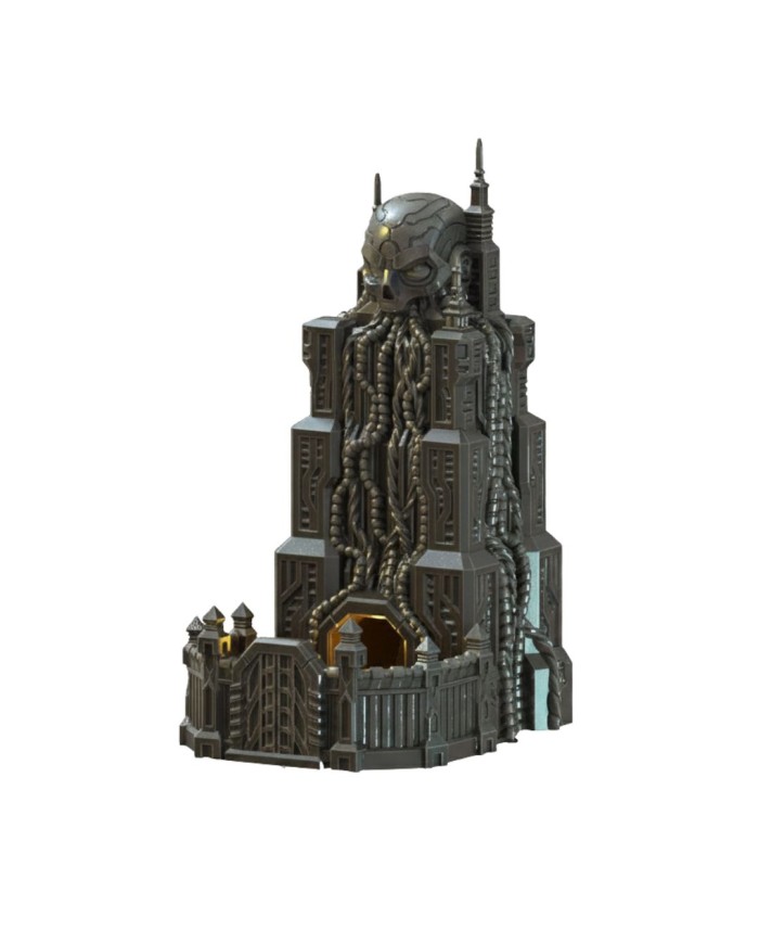 AI Headquarters Dice Tower|Fantasy 3D Tabletop|Sci-Fi Dice Towers