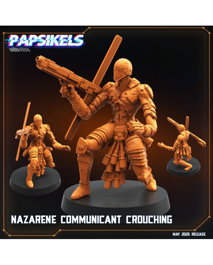 Nazareno Comulgante Agachado|Papsikels Miniatures|Miniaturas Trench Crusade