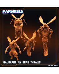 Malignant Fly Grail Thralls (x4)|Papsikels Miniatures|Trench Crusade Miniatures