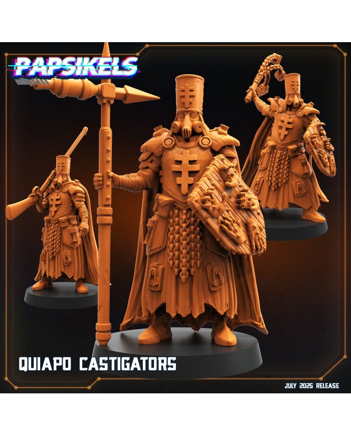 Castigadores Quiapo (x3)|Papsikels Miniatures|Miniaturas Trench Crusade