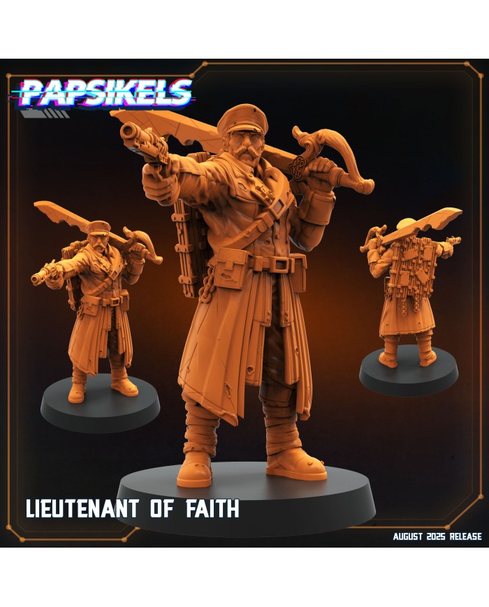 Teniente de la Fe|Papsikels Miniatures|Miniaturas Trench Crusade