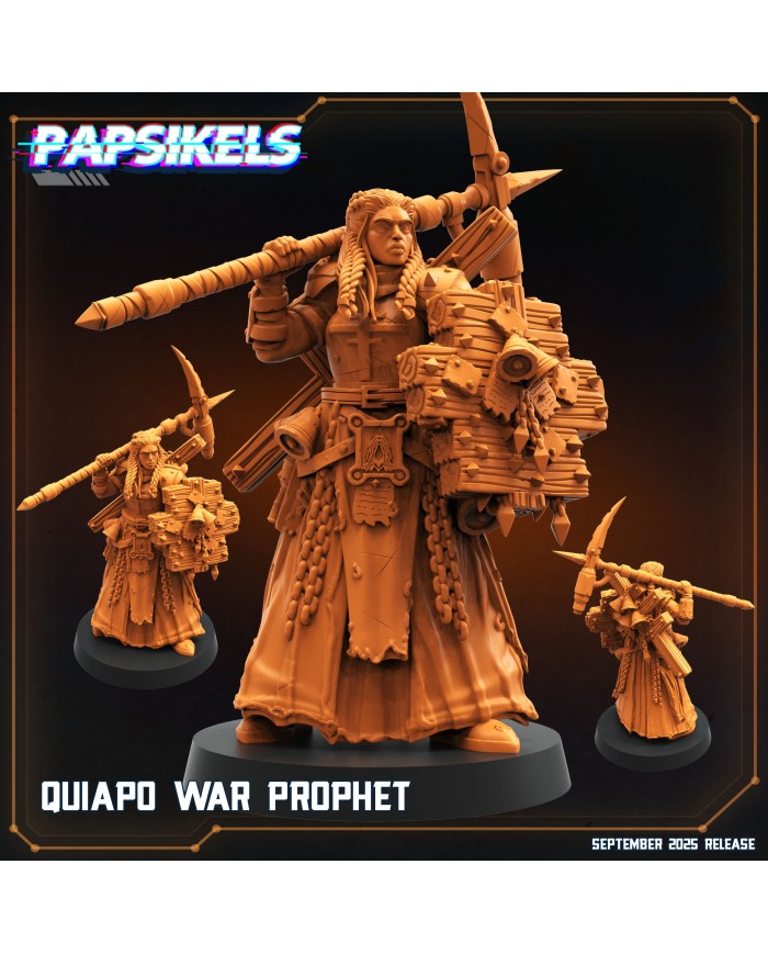 Quiapo War Prophet|Papsikels Miniatures|Trench Crusade Miniatures