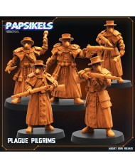 Plague Pilgrims (x5)|Papsikels Miniatures|Trench Crusade Miniatures