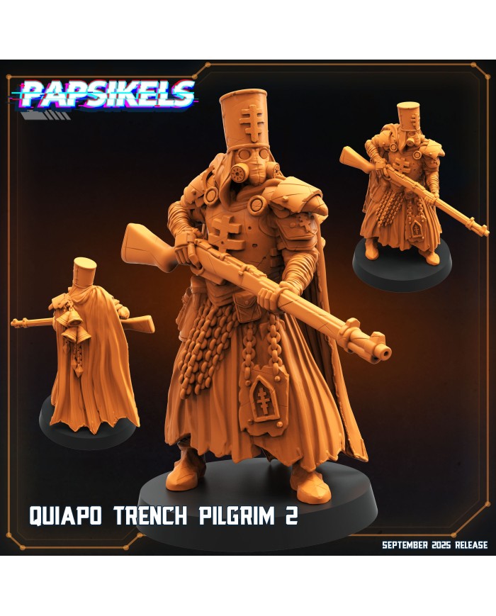 Peregrino de las Trincheras Quiapo - B|Papsikels Miniatures|Miniaturas Trench Crusade