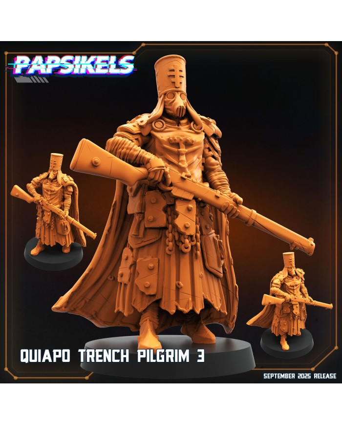 Peregrino de las Trincheras Quiapo - C|Papsikels Miniatures|Miniaturas Trench Crusade