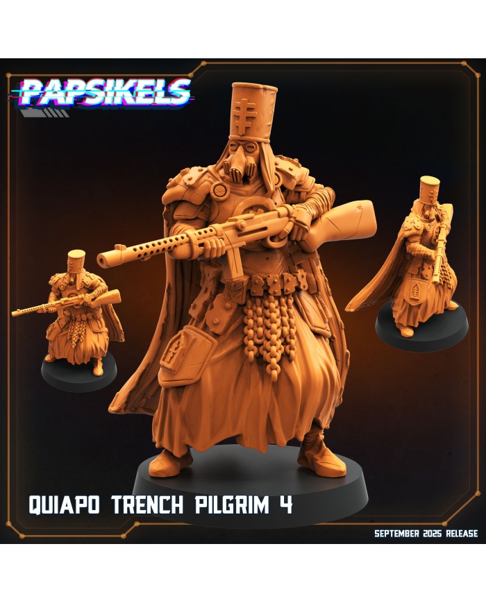 Peregrino de las Trincheras Quiapo - D|Papsikels Miniatures|Miniaturas Trench Crusade