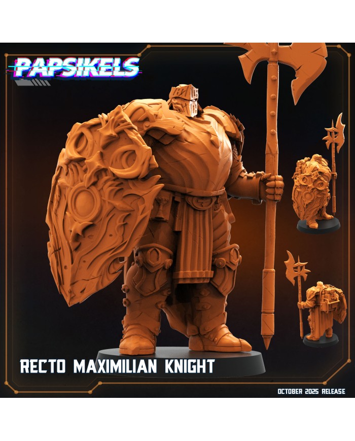 Caballero de Maximiliano Recto|Papsikels Miniatures|Miniaturas Trench Crusade