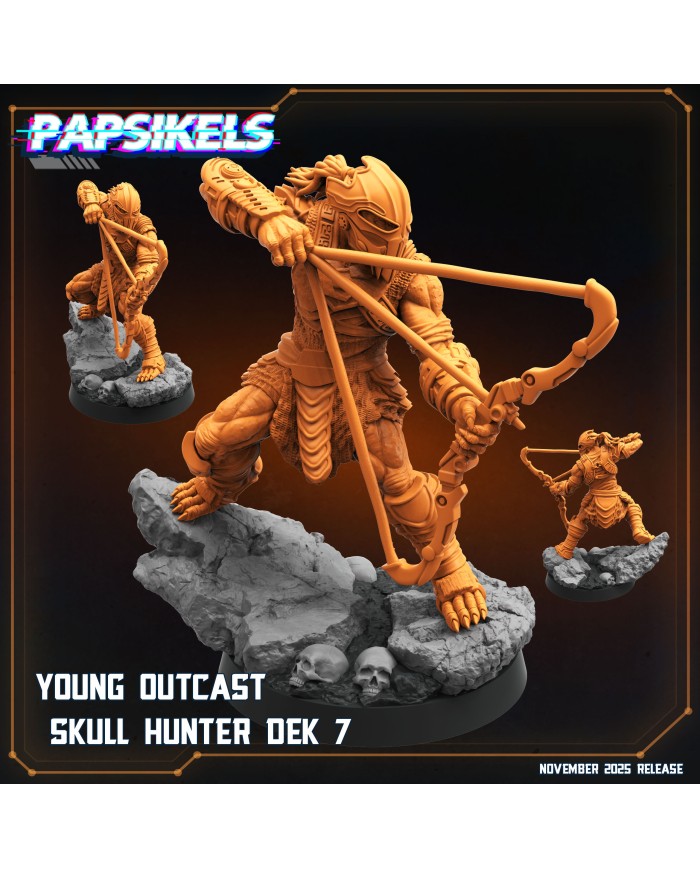 Joven Proscrito Skull Hunter DEK - G|Papsikels Miniatures|Skull Hunters Jóvenes
