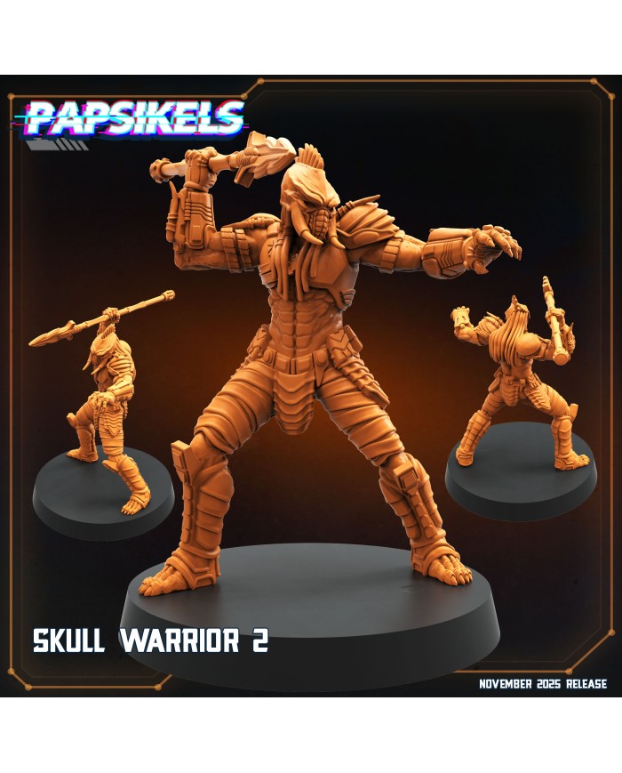 Skull Warrior 2|Papsikels Miniatures|Special Skull Hunters