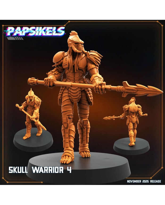 Skull Warrior 4|Papsikels Miniatures|Special Skull Hunters