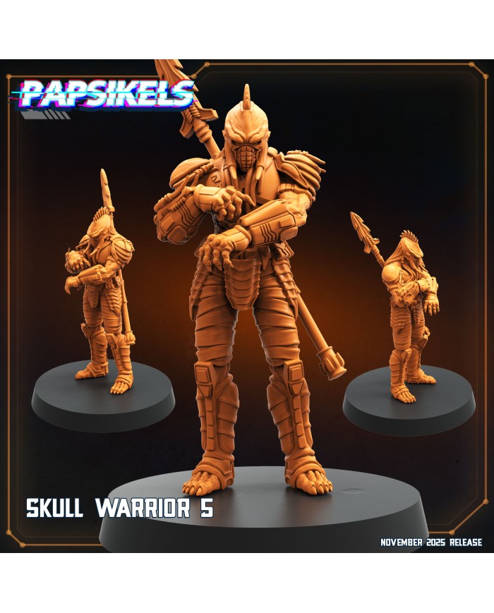 Skull Warrior 5|Papsikels Miniatures|Special Skull Hunters