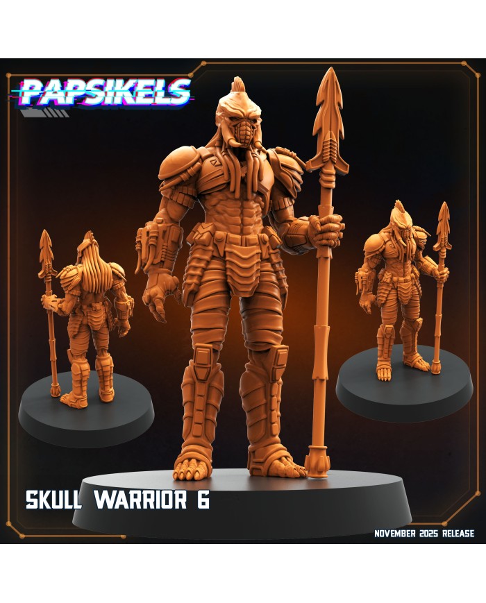 Skull Warrior 6|Papsikels Miniatures|Special Skull Hunters