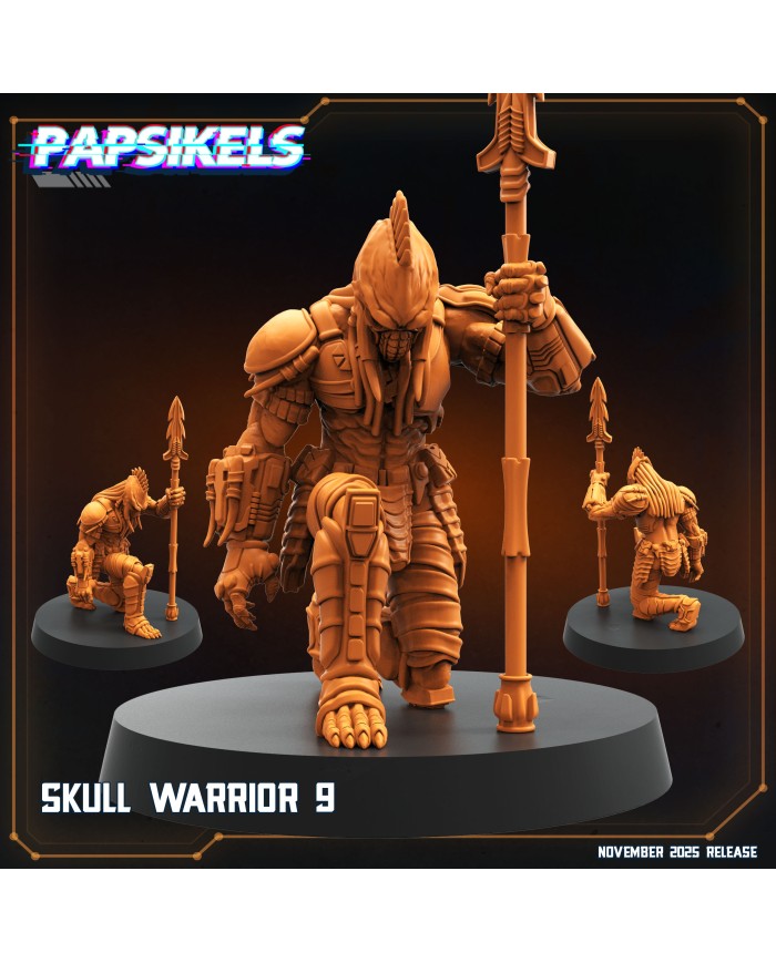 Skull Warrior 9|Papsikels Miniatures|Special Skull Hunters