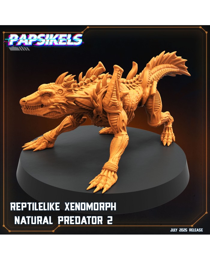 Reptilelike Xenomorph Natural Predator 2|Papsikels Miniatures|Beasts