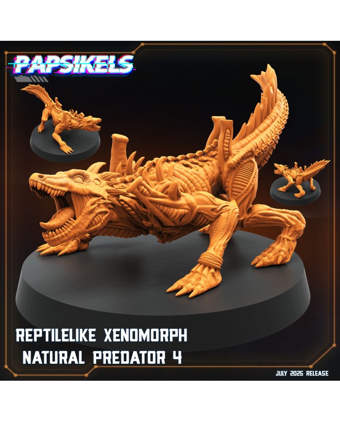Reptilelike Xenomorph Natural Predator 4