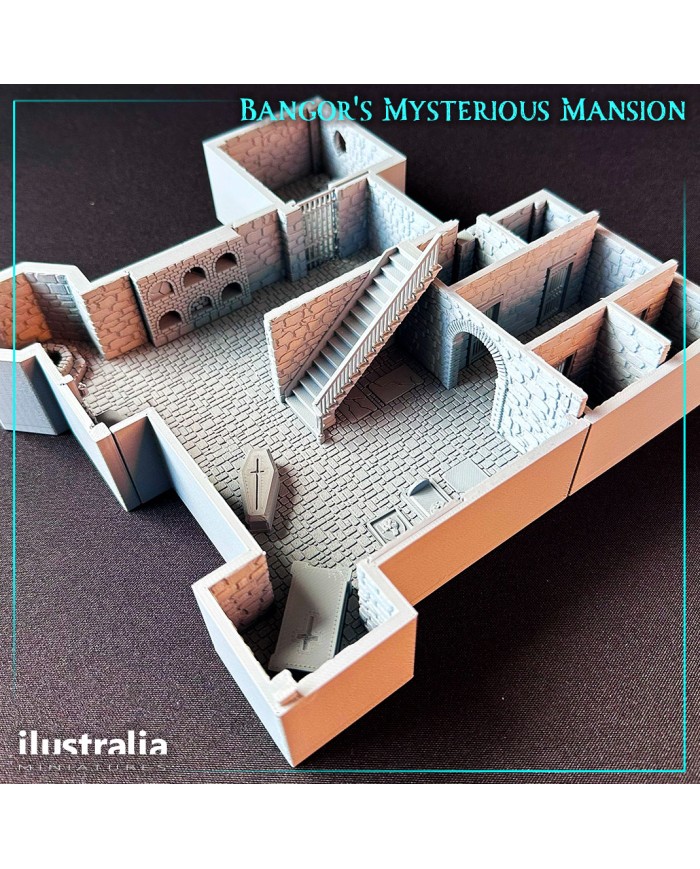 Sótano de la Misteriosa Mansión de Bangor|Ilustralia|Casas del Terror