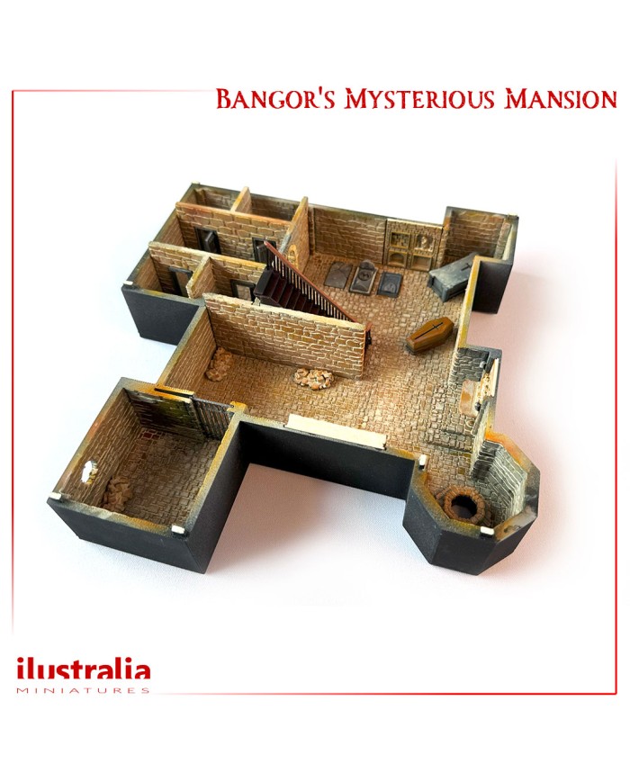 Sótano de la Misteriosa Mansión de Bangor|Ilustralia|Casas del Terror